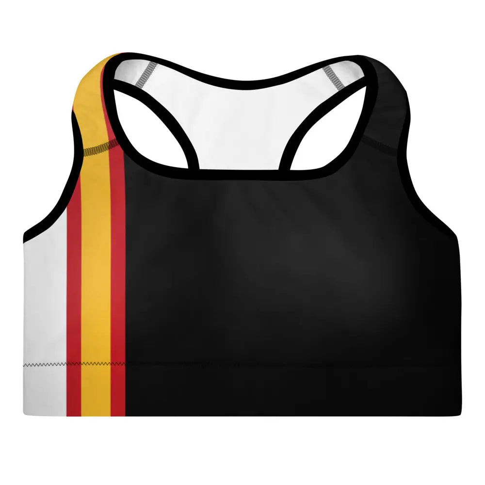 Comprar Sujetador deportivo bandera de España Bandera España La Flamenca de Borgoña Patricia Muñoz VOX