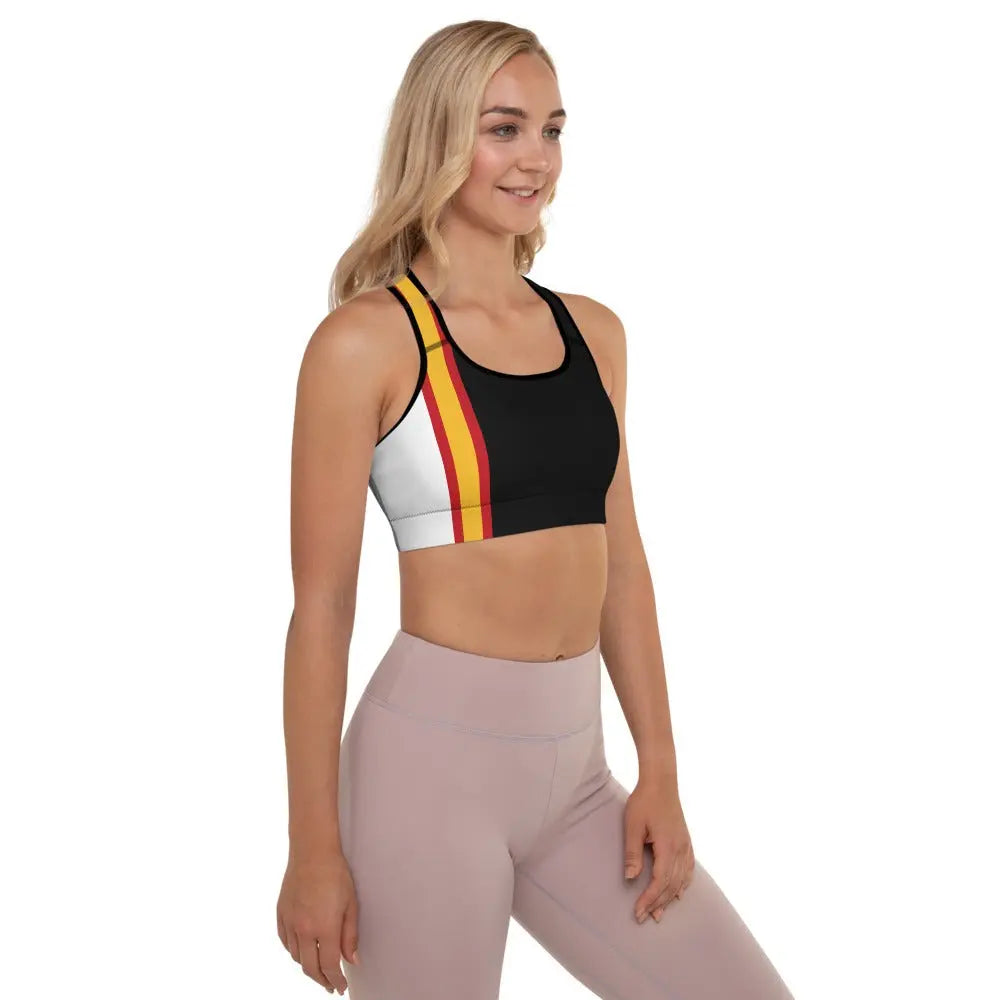 Comprar Sujetador deportivo bandera de España Bandera España La Flamenca de Borgoña Patricia Muñoz VOX