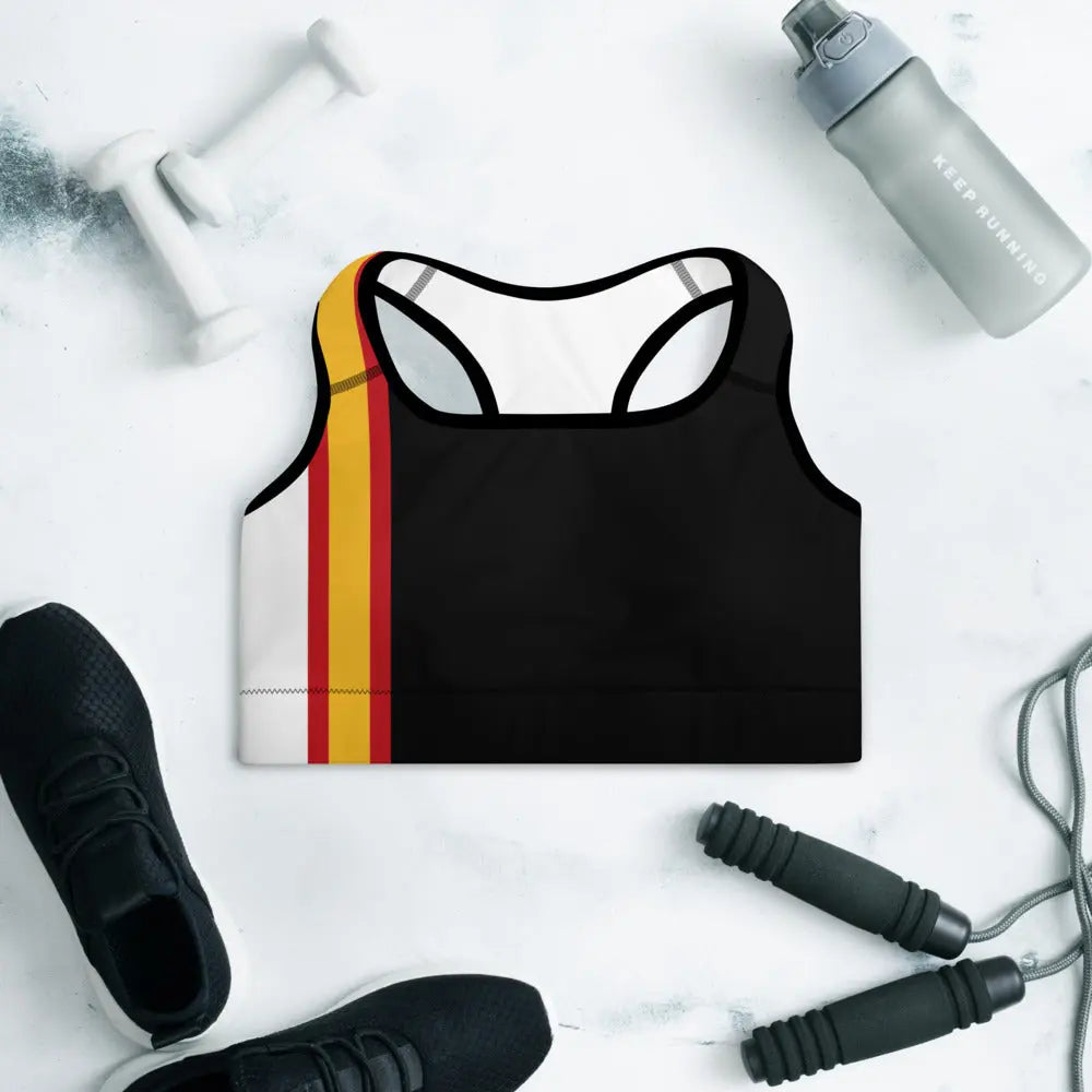 Comprar Sujetador deportivo bandera de España Bandera España La Flamenca de Borgoña Patricia Muñoz VOX