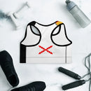 Comprar Sujetador deportivo bandera de España Bandera España La Flamenca de Borgoña Patricia Muñoz VOX