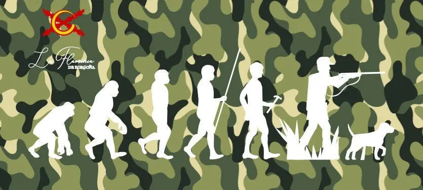 Comprar Taza Cazador Evolución Bandera España La Flamenca de Borgoña Patricia Muñoz VOX