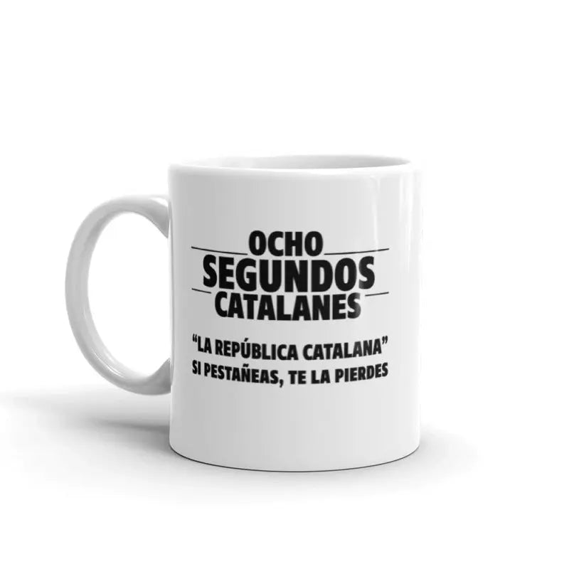 Comprar Taza Diada 2019 "Ocho segundos catalanes" Bandera España La Flamenca de Borgoña Patricia Muñoz VOX