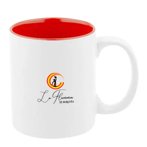 Comprar Taza interior blanco Mosso "La república no existe, idiota" Bandera España La Flamenca de Borgoña Patricia Muñoz VOX