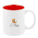 Taza interior blanco Mosso "La república no existe, idiota" La Flamenca de Borgoña Patricia Muñoz VOX