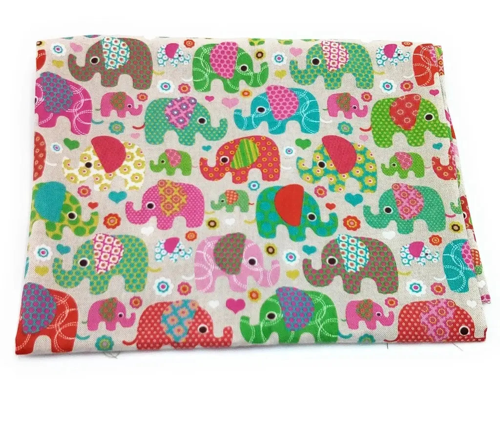 Comprar Tela Half Panamá Elefantes Bandera España La Flamenca de Borgoña Patricia Muñoz VOX