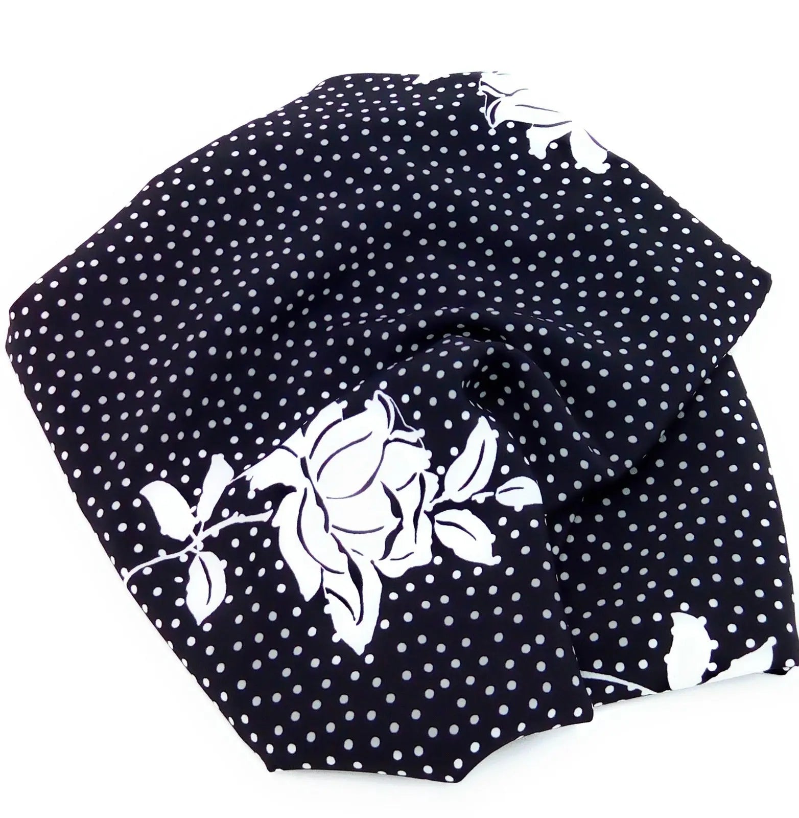 Comprar Tela Negra Lunar y Flor Blanca Bandera España La Flamenca de Borgoña Patricia Muñoz VOX