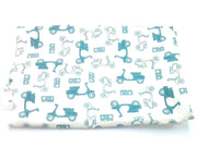 Comprar Tela Percal Motos Verde Bandera España La Flamenca de Borgoña Patricia Muñoz VOX