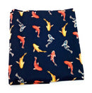 Comprar Tela Popelín Peces KOI Multicolor Bandera España La Flamenca de Borgoña Patricia Muñoz VOX