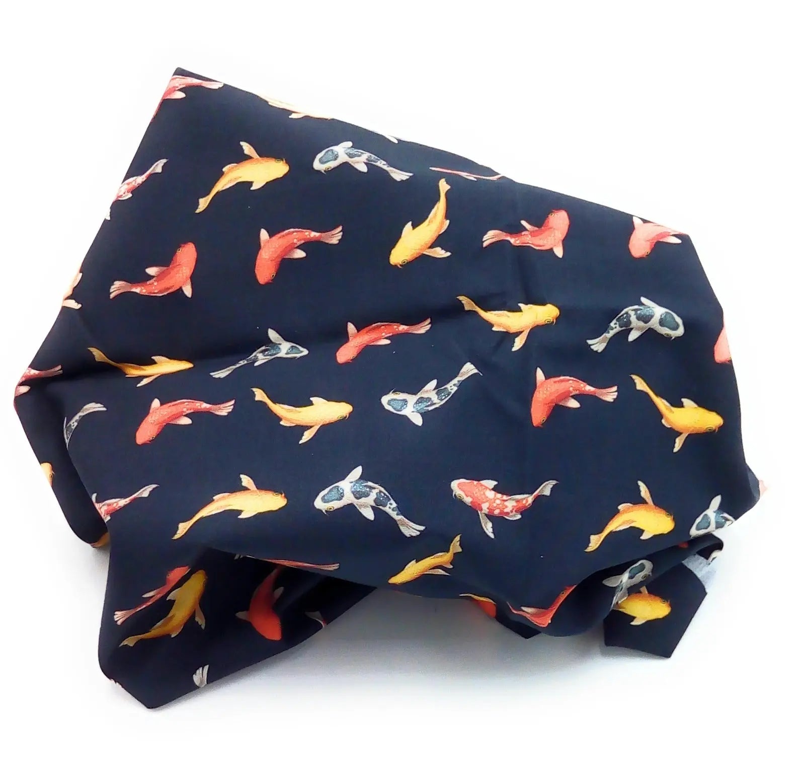 Comprar Tela Popelín Peces KOI Multicolor Bandera España La Flamenca de Borgoña Patricia Muñoz VOX