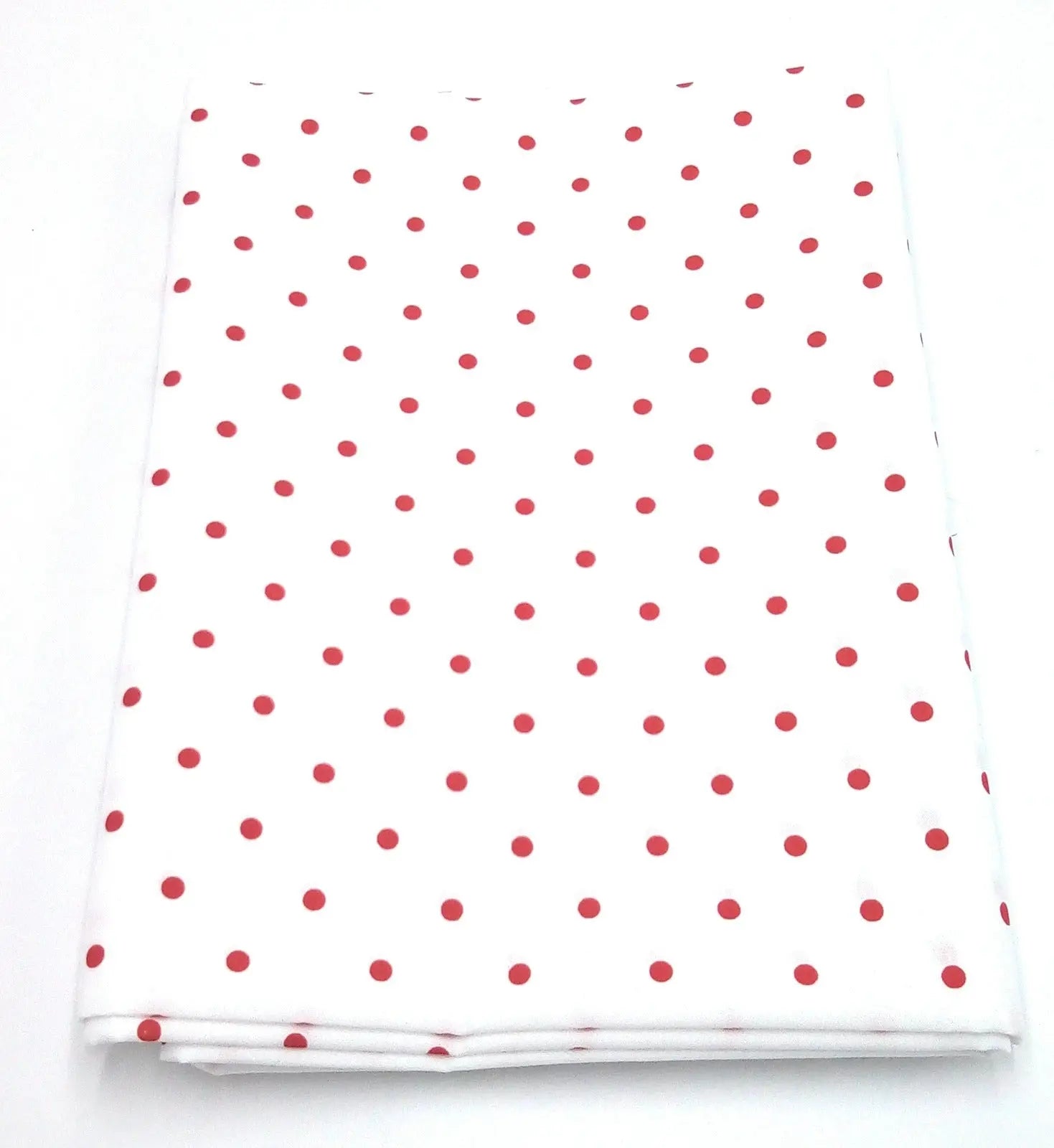 Comprar Tela Popelín Blanca Lunar Rojo Bandera España La Flamenca de Borgoña Patricia Muñoz VOX