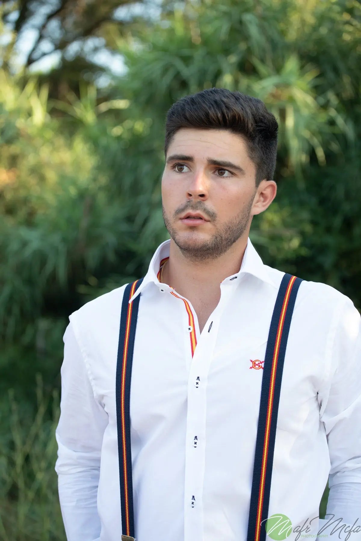 Comprar Tirantes con la bandera de España - Camel Bandera España La Flamenca de Borgoña Patricia Muñoz VOX