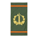 Comprar Toalla Cuerpo Jurídico Militar La Flamenca de Borgoña, Bandera de España, Cruz de Borgoña, Patricia Muñoz, VOX, Santiago Abascal 