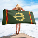 Comprar Toalla Cuerpo Jurídico Militar La Flamenca de Borgoña, Bandera de España, Cruz de Borgoña, Patricia Muñoz, VOX, Santiago Abascal 