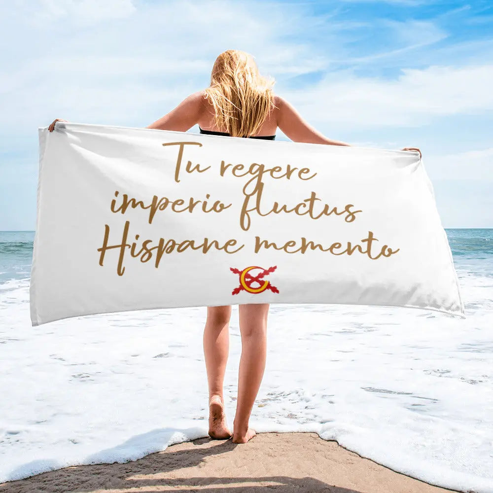 Comprar Toalla Imperio fluctus Bandera España La Flamenca de Borgoña Patricia Muñoz VOX