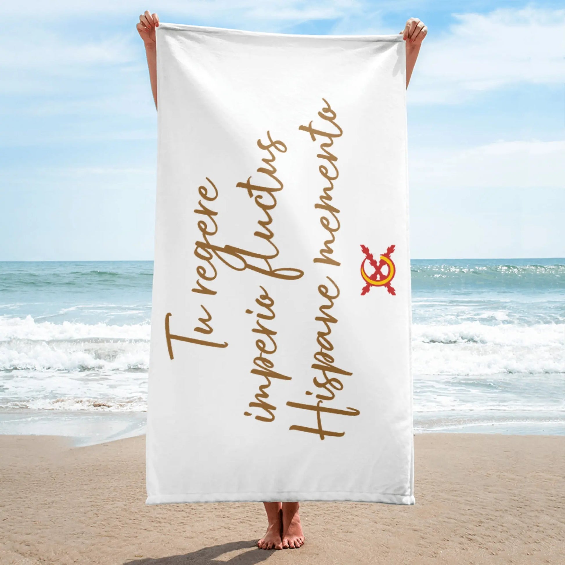 Comprar Toalla Imperio fluctus Bandera España La Flamenca de Borgoña Patricia Muñoz VOX