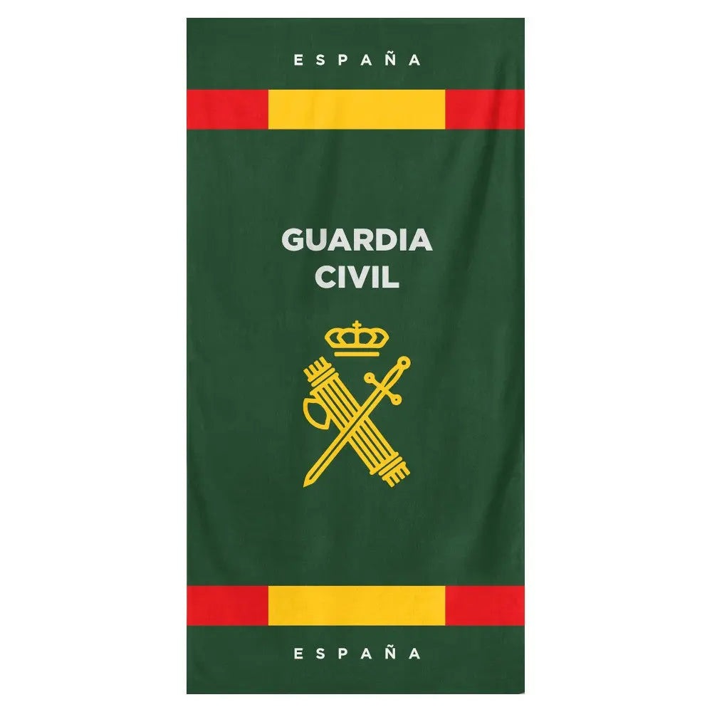 Comprar Toalla de Playa Guardia Civil Bandera España La Flamenca de Borgoña Patricia Muñoz VOX