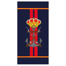 Comprar Toalla de Playa Infantería de Marina 160cm Bandera España La Flamenca de Borgoña Patricia Muñoz VOX