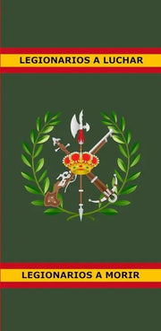 Comprar Toalla de Playa Legión Bandera España La Flamenca de Borgoña Patricia Muñoz VOX