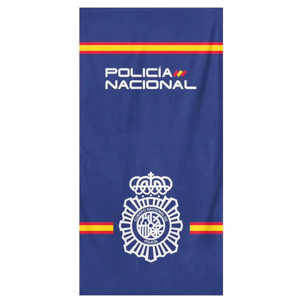 Comprar Toalla de Playa Policía Nacional Bandera España La Flamenca de Borgoña Patricia Muñoz VOX