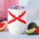 Comprar Vaso de vino Cruz de Borgoña Bandera España La Flamenca de Borgoña Patricia Muñoz VOX