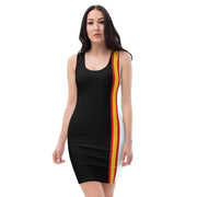 Comprar Vestido ceñido Bandera de España Bandera España La Flamenca de Borgoña Patricia Muñoz VOX