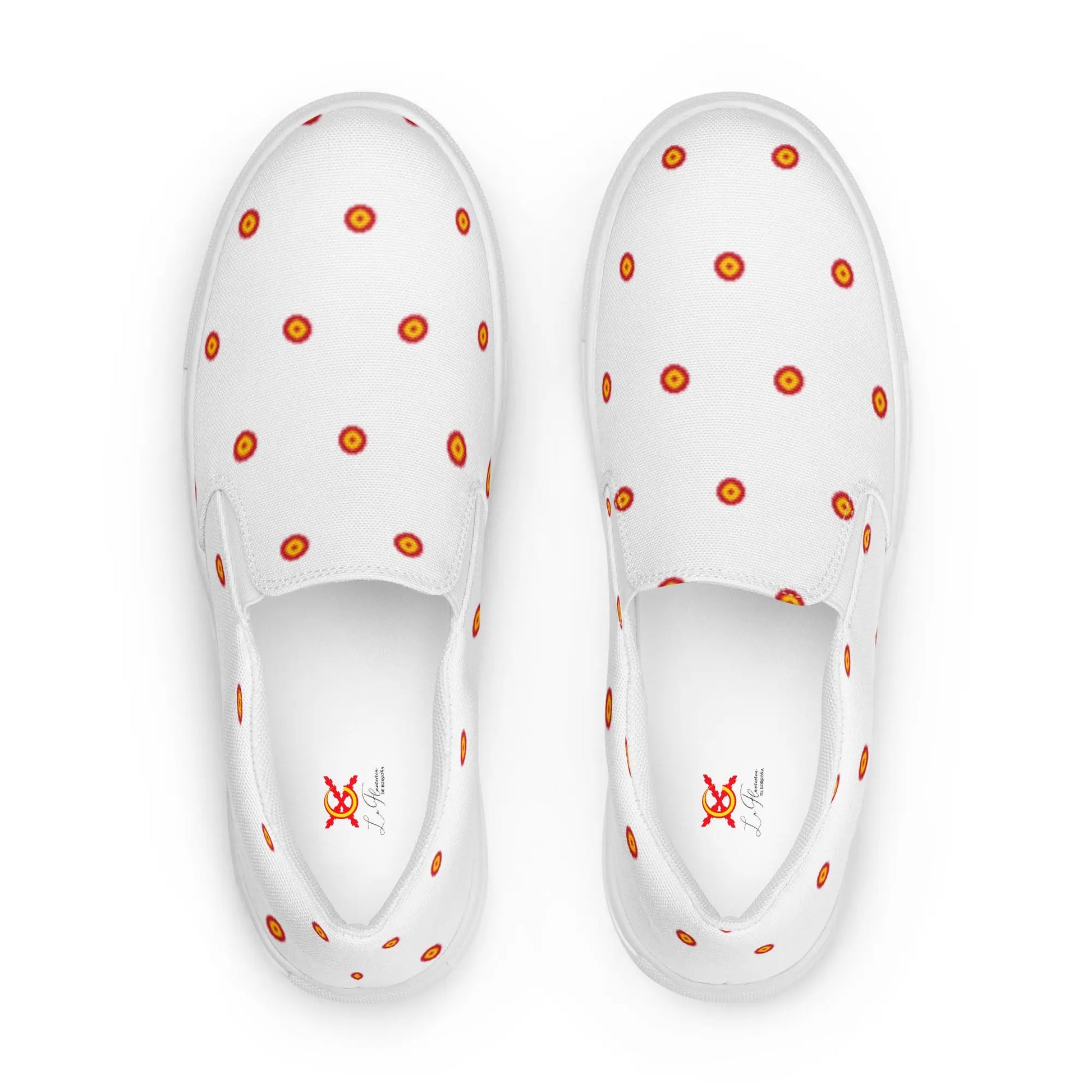 Comprar Zapatillas Escarapela mujer Bandera España La Flamenca de Borgoña Patricia Muñoz VOX