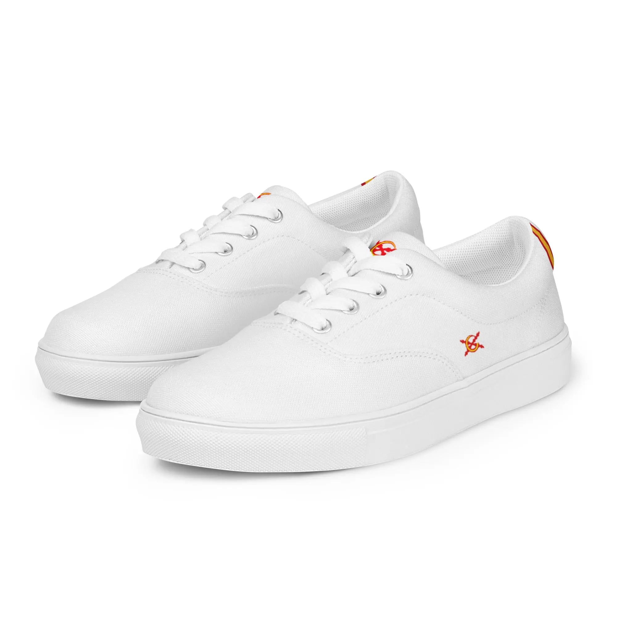 Comprar Zapatillas España trasera blanca hombre Bandera España La Flamenca de Borgoña Patricia Muñoz VOX