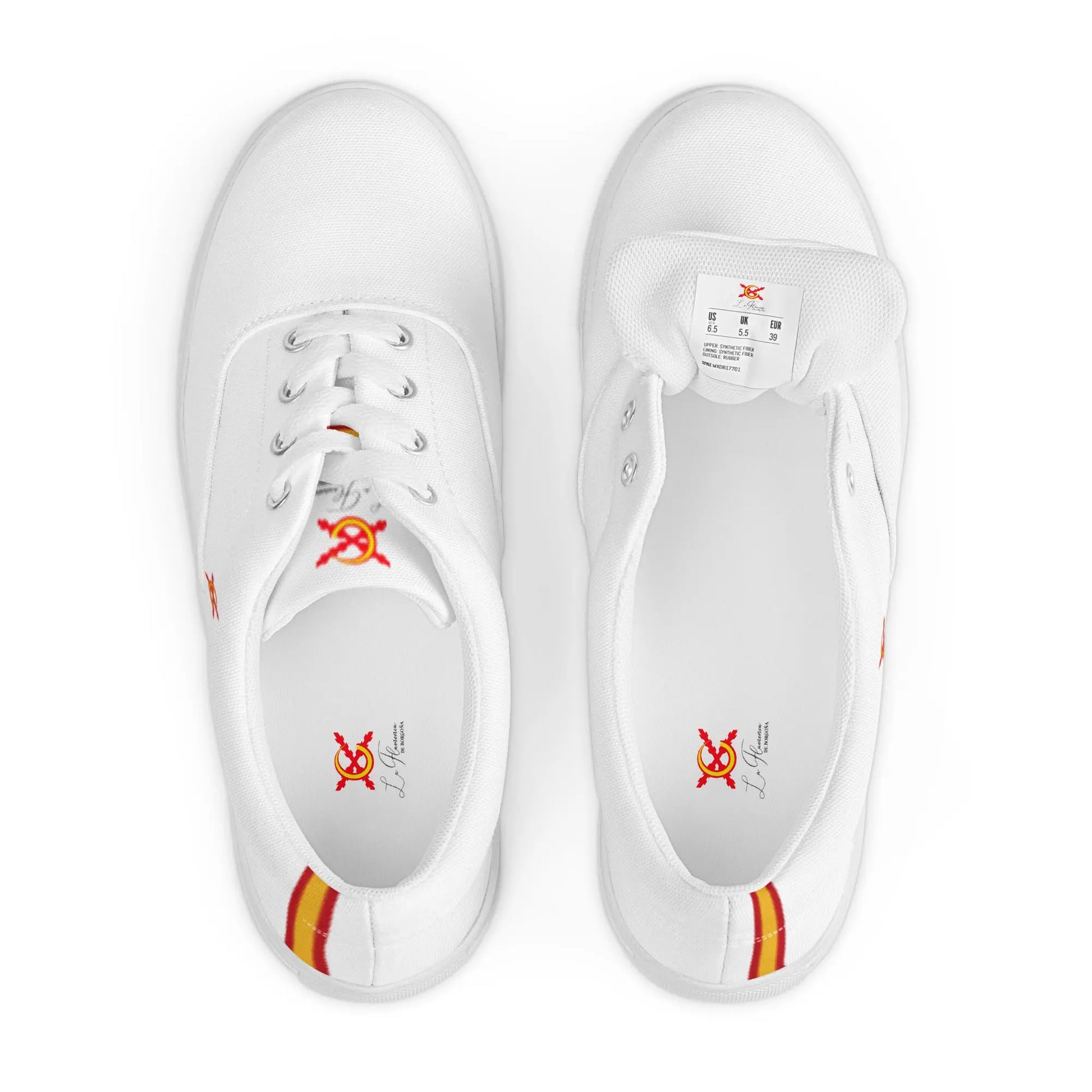 Comprar Zapatillas España trasera mujer Bandera España La Flamenca de Borgoña Patricia Muñoz VOX