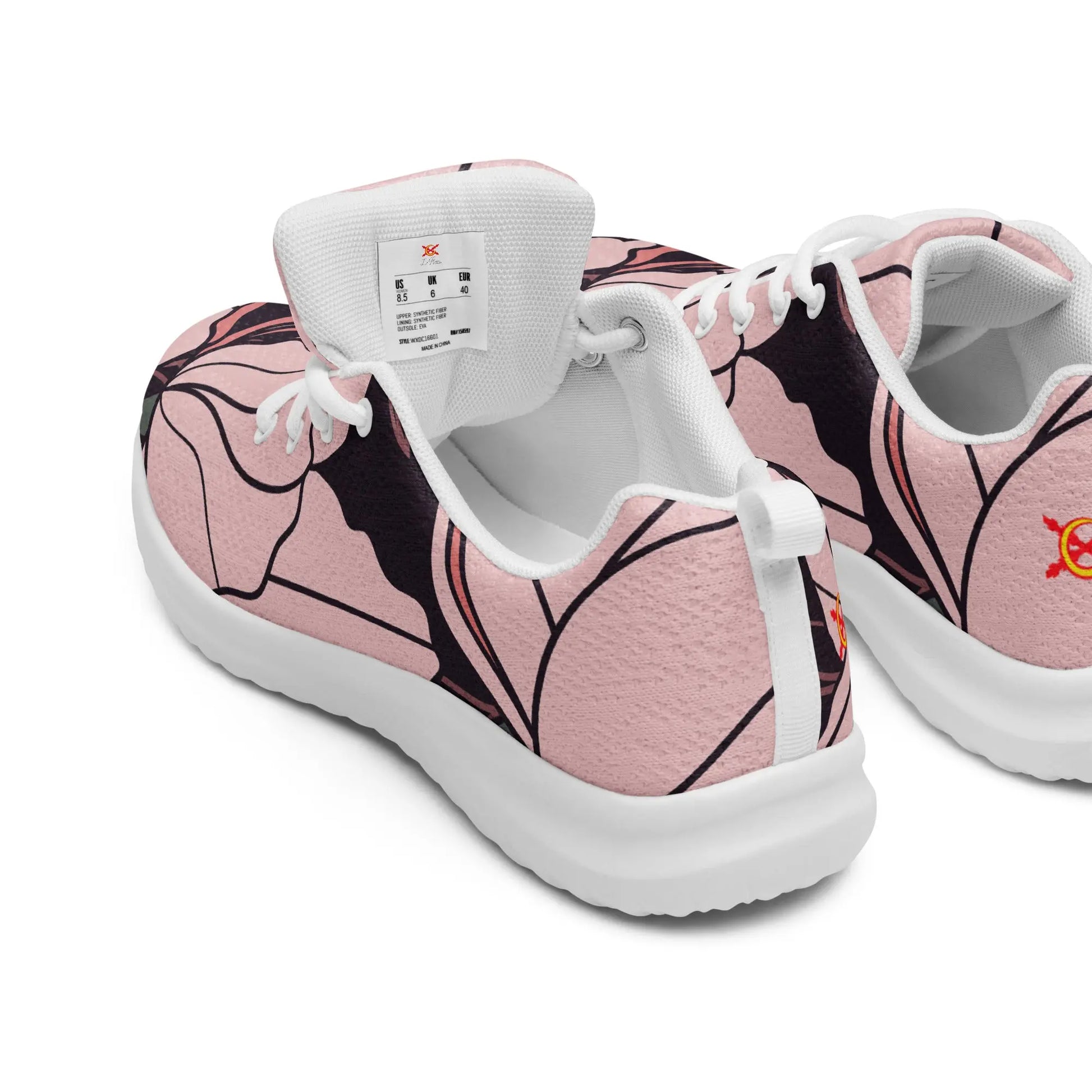 Comprar Zapatillas deporte Floral para mujer Bandera España La Flamenca de Borgoña Patricia Muñoz VOX