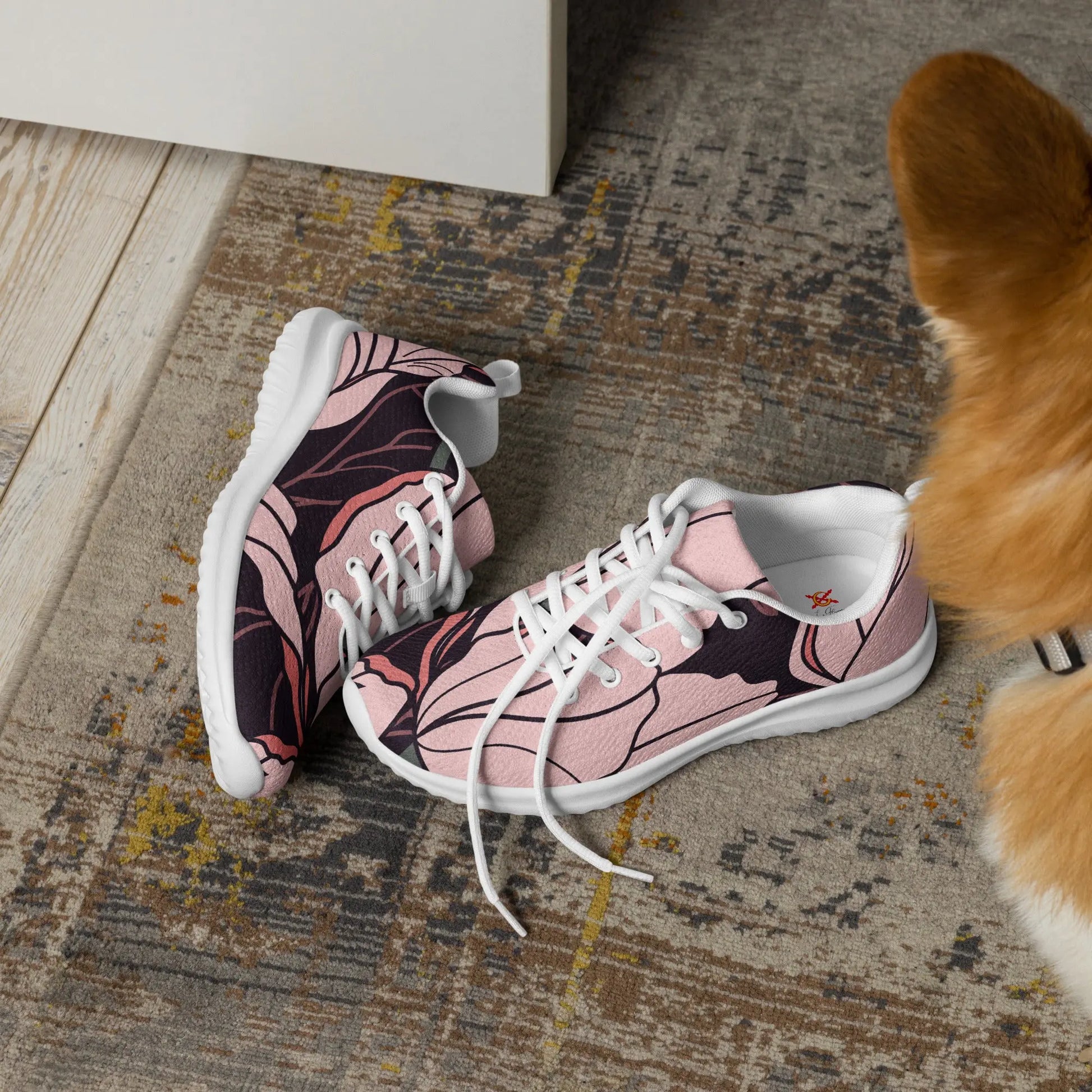 Comprar Zapatillas deporte Floral para mujer Bandera España La Flamenca de Borgoña Patricia Muñoz VOX