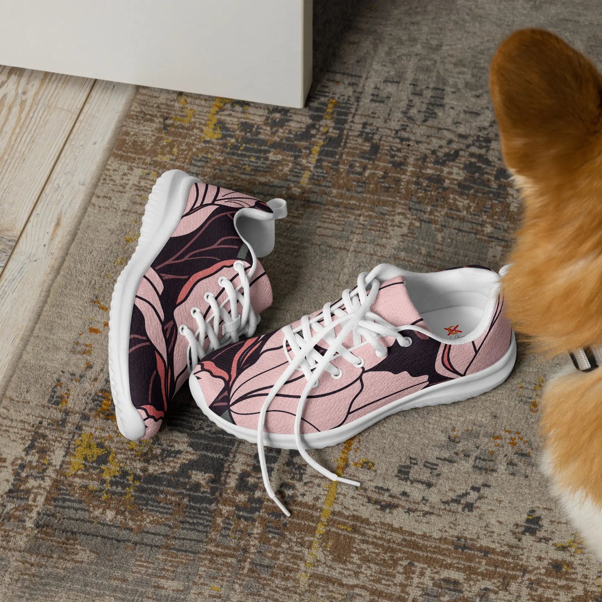 Comprar Zapatillas deporte Floral para mujer Bandera España La Flamenca de Borgoña Patricia Muñoz VOX