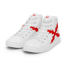 Comprar Zapatillas lona alta Cruz de Borgoña grande La Flamenca de Borgoña, Bandera de España, Cruz de Borgoña, Patricia Muñoz, VOX, Santiago Abascal 