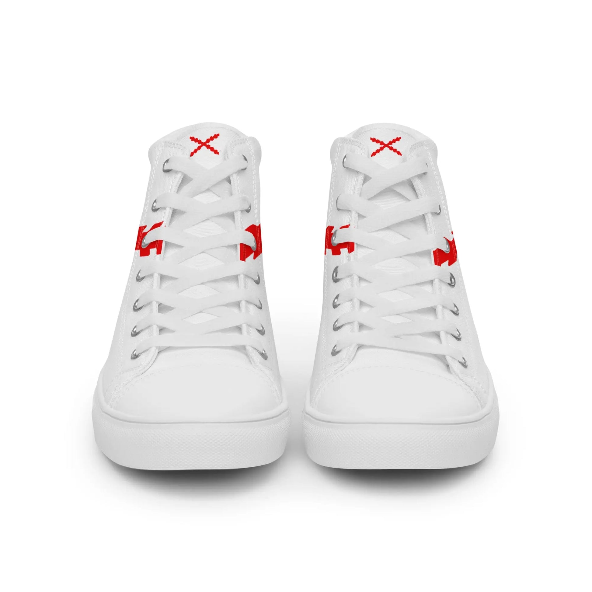 Comprar Zapatillas lona alta Cruz de Borgoña grande Bandera España La Flamenca de Borgoña Patricia Muñoz VOX