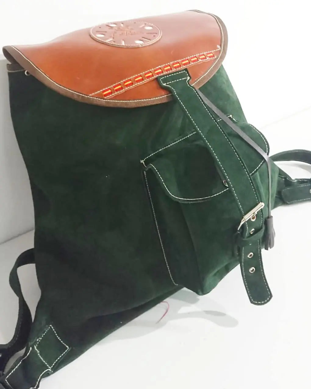 Comprar Zurrón Bandera España grande serraje Bandera España La Flamenca de Borgoña Patricia Muñoz VOX