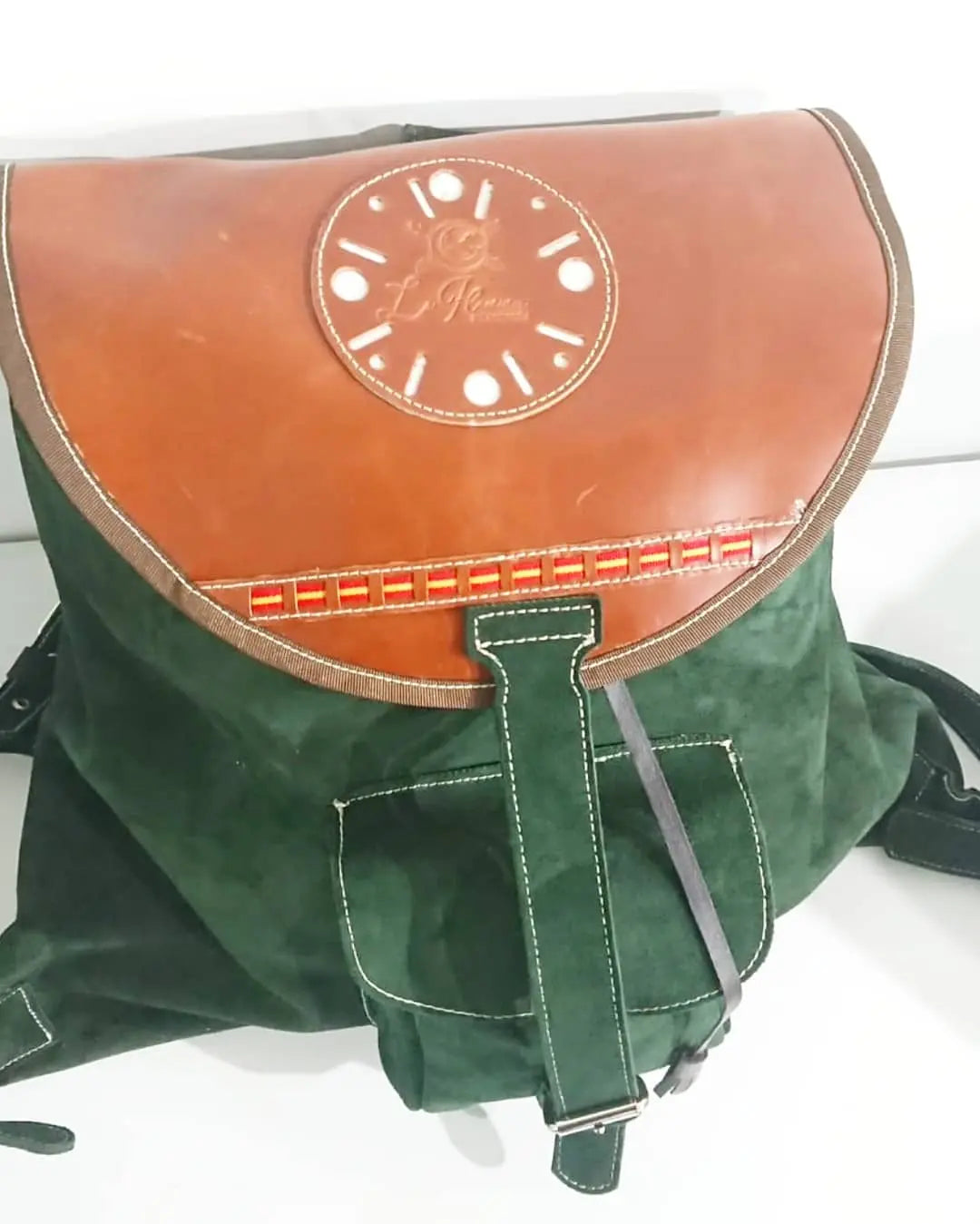 Comprar Zurrón Bandera España grande serraje Bandera España La Flamenca de Borgoña Patricia Muñoz VOX