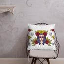 Cojín calavera La Muerte La Flamenca de Borgoña Patricia Muñoz VOX